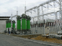 110 kV Ripple Control transmitter - coupling transformers + C2 capacitor batteries